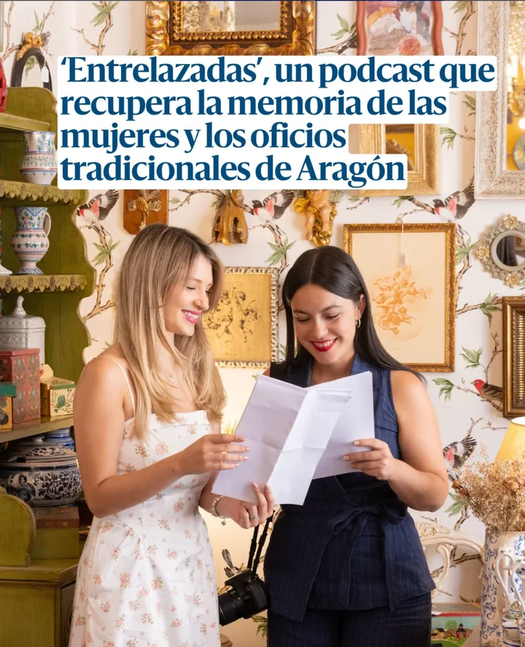 Ainhoa Escudero y Clau Saavedra en el reportaje de elDiario.es sobre Entrelazadas